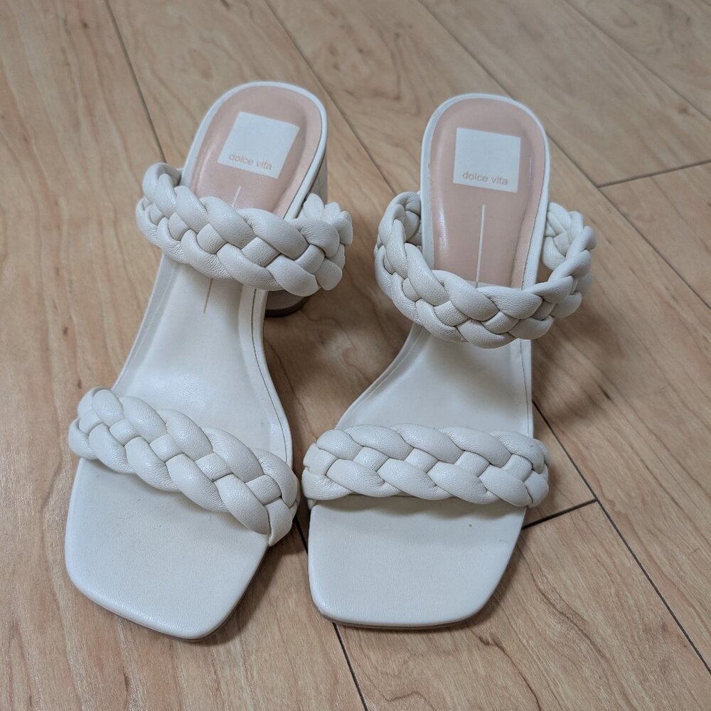 Dolce Vita PAILY HEELS IN IVORY STELLA - like new